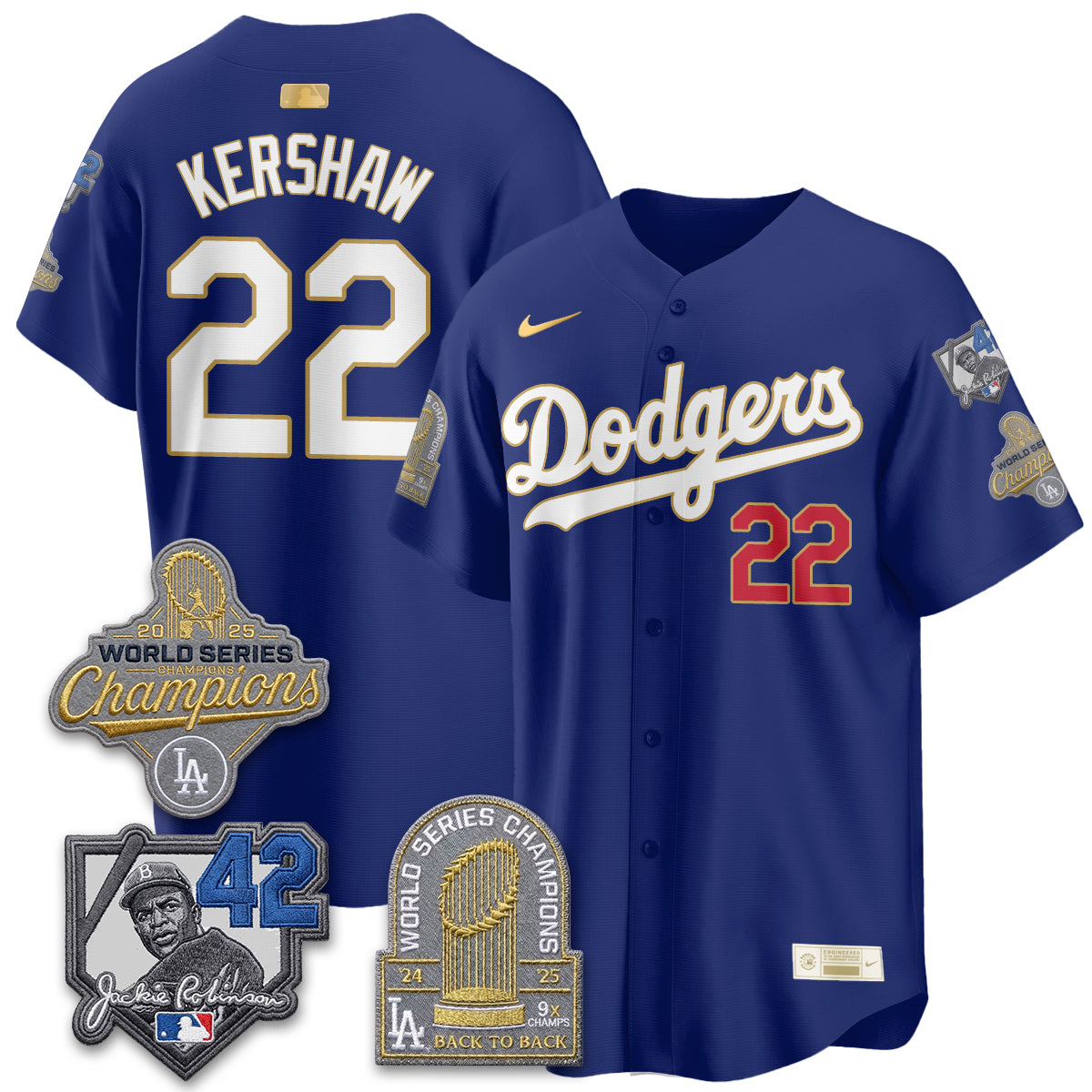 LAD 2026 Jackie Robinson New Era Vapor Limited Jersey - All Stitched