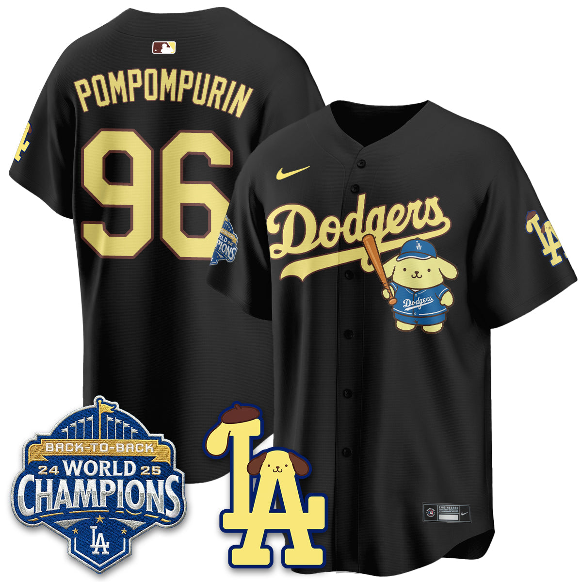 LAD Pompompurin Edition Vapor Jersey - Stitched