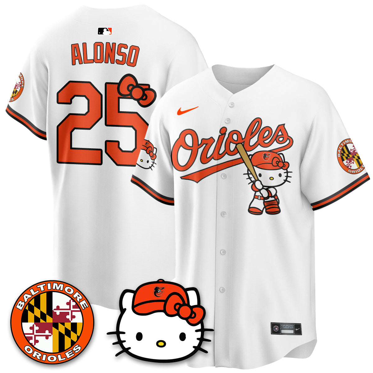 BAL x Meow Kitty Limited City Connect Jersey - Stitched