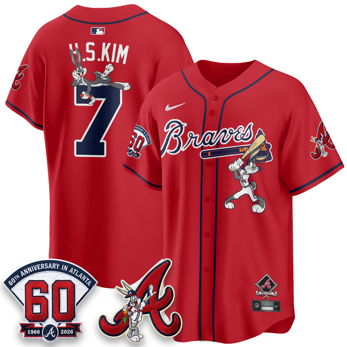 ATL x Bunny Vapor Premier Limited Jersey - Stitched