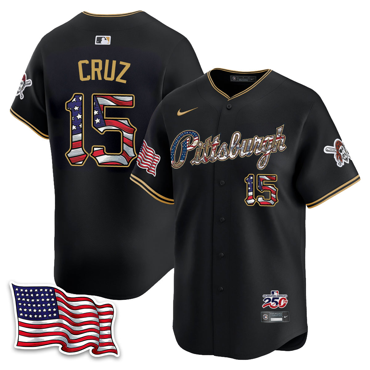 PIT 2026 Independence Day USA Vapor Limited Jersey - Stitched