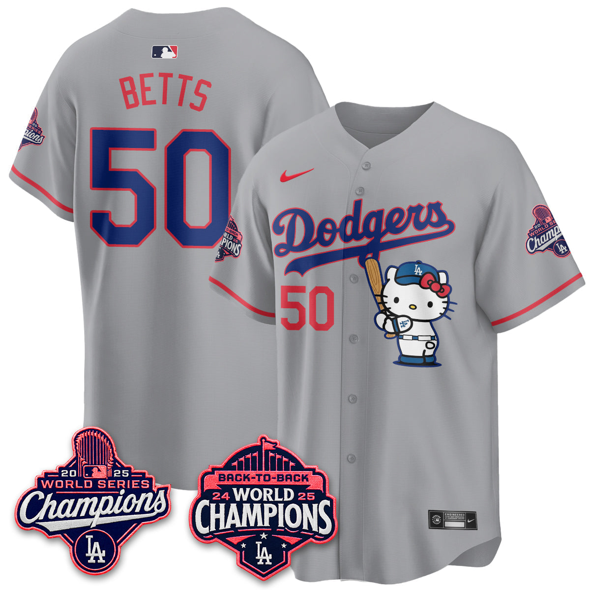 LAD x Meow KT Night 2026 White Edition Jersey - Stitched
