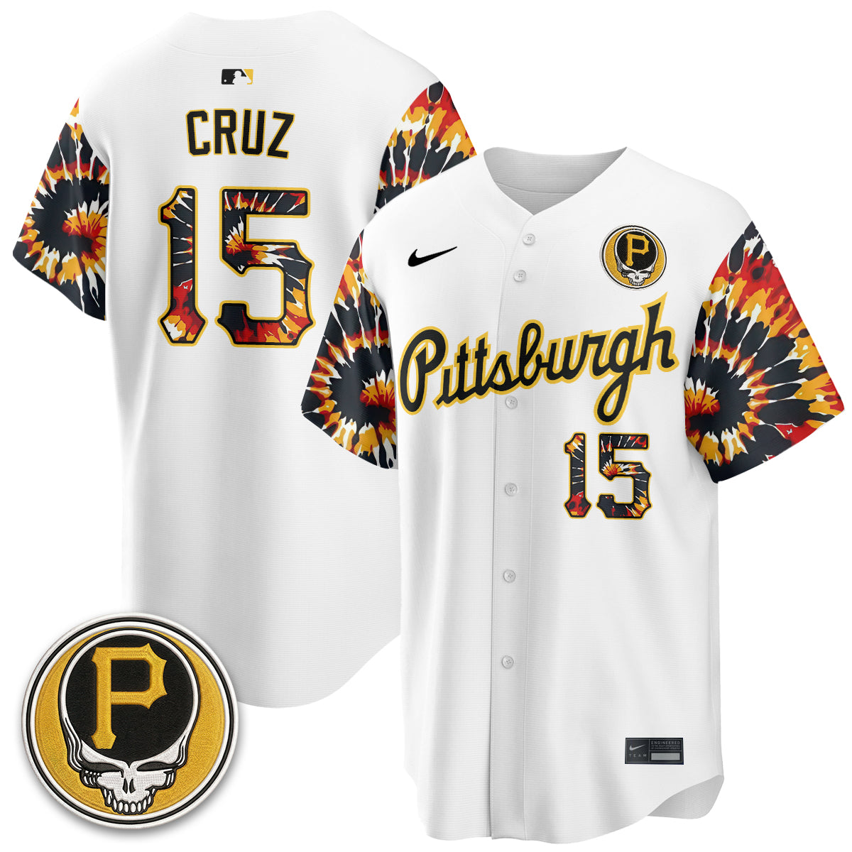 PIT x Grateful Dead Vapor Limited Jersey - Stitched