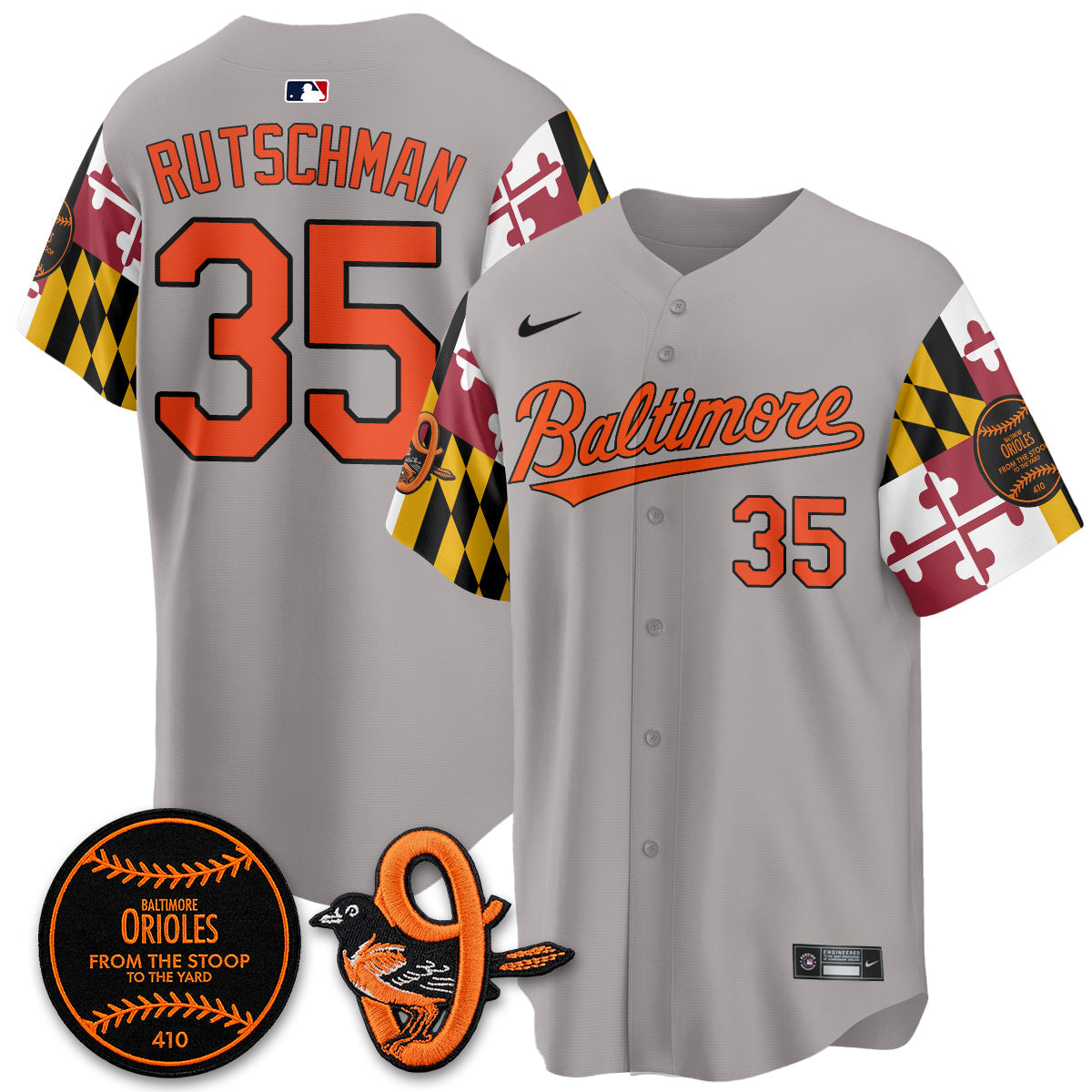 BAL 2026 x Maryland State Flag Vapor Jersey - Stitched V2