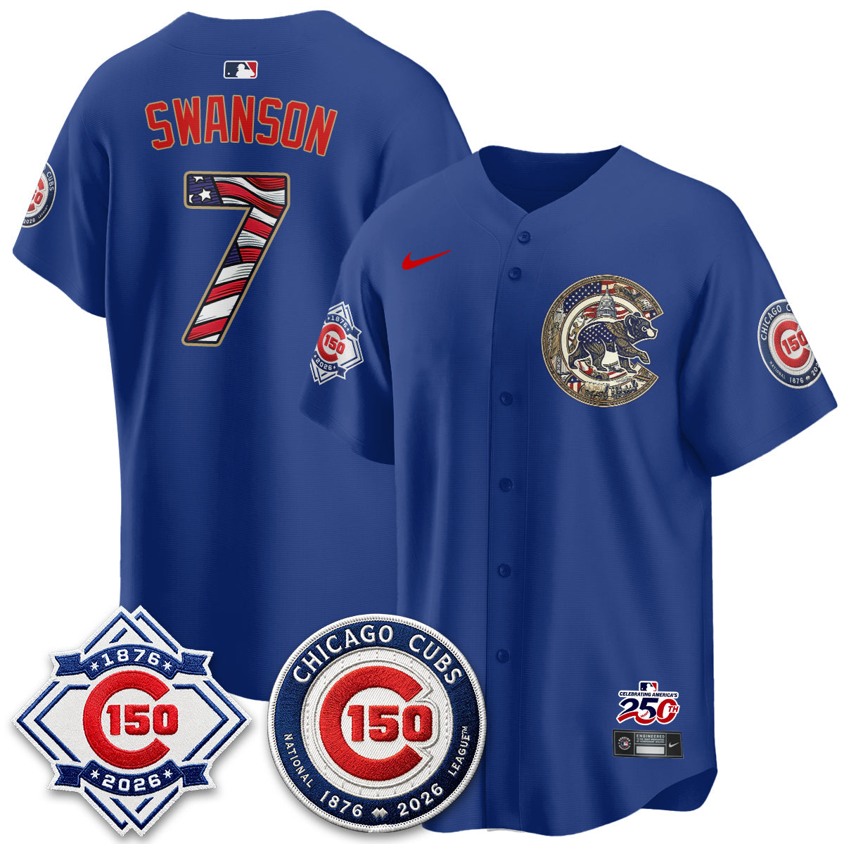 CHC 2026 Independence Day USA Vapor Limited Jersey - Stitched