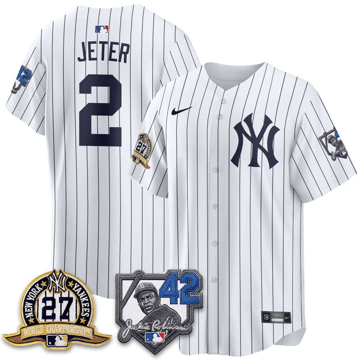 NYY 2026 Jackie Robinson Day Vapor Limited Jersey - Stitched