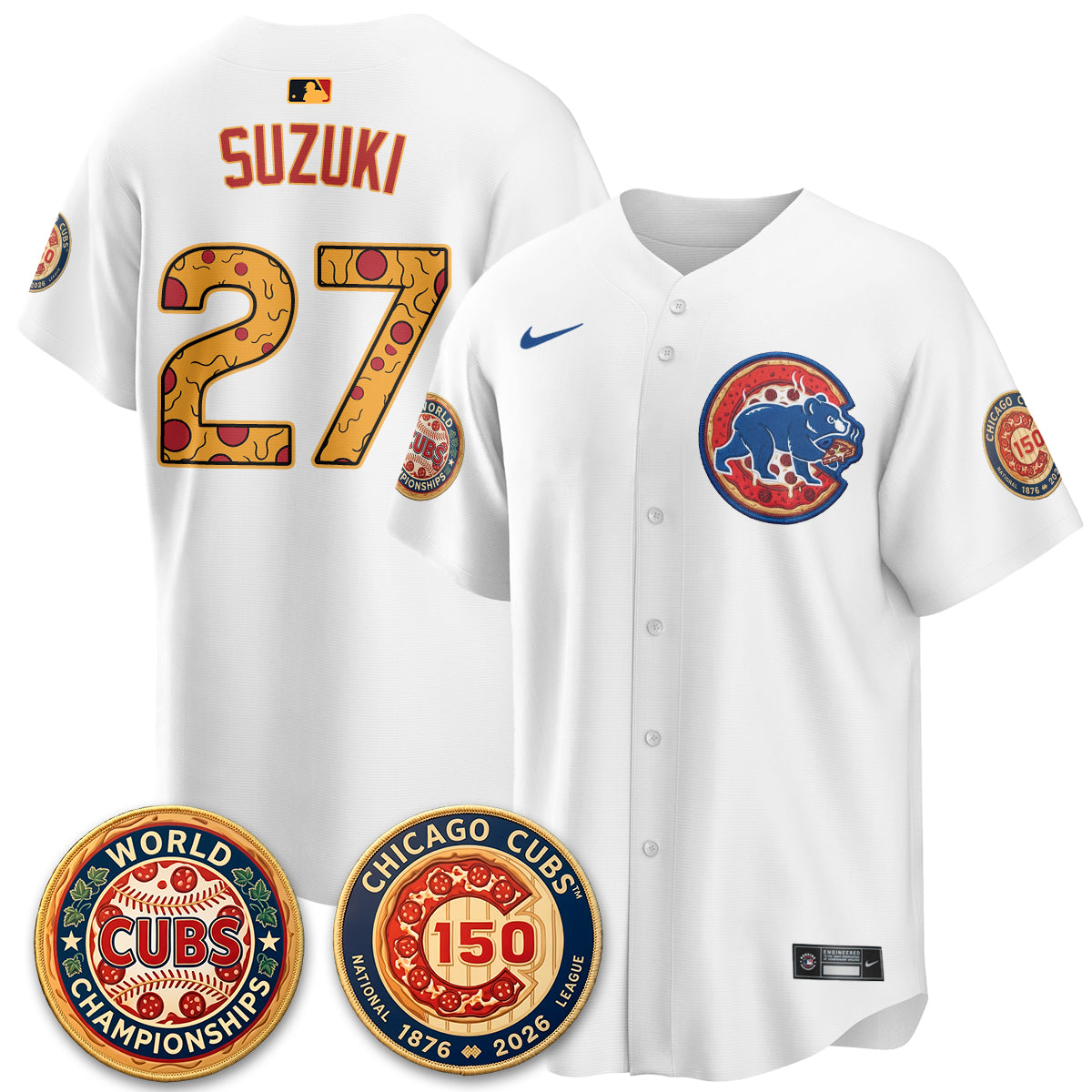 CHC Deep Dish Pizza Vapor Limited Jersey - Stitched