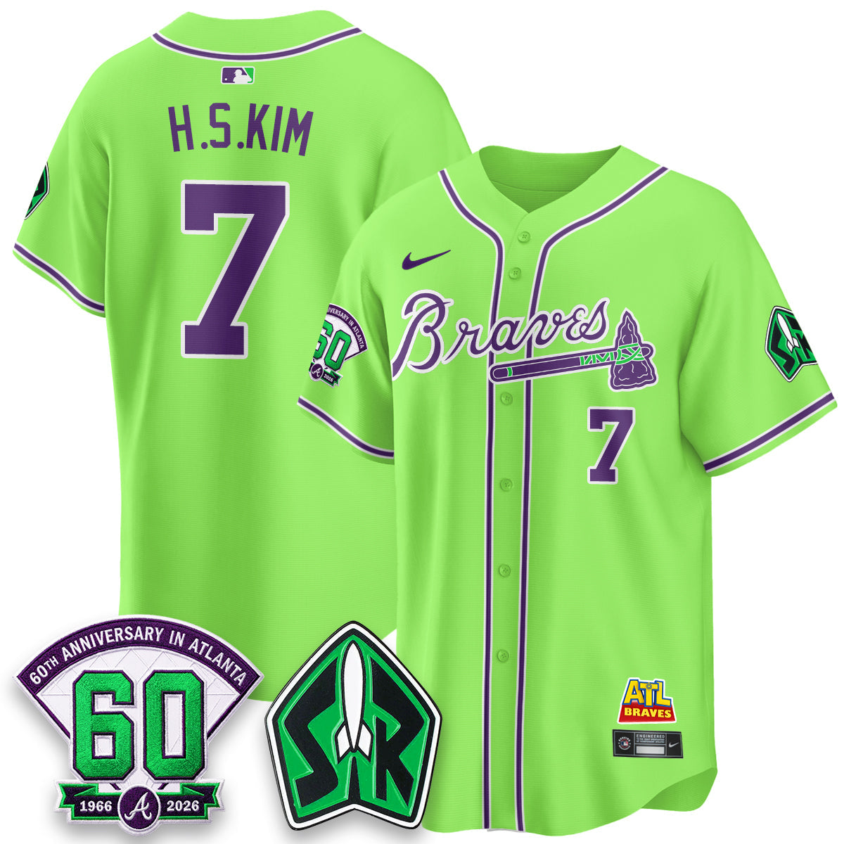 ATL 60th Anniversary Space Ranger Edition Vapor Limited Jersey - All Stitched