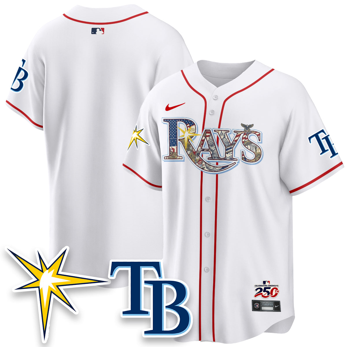 TB 2026 Independence Day USA Vapor Limited Jersey - Stitched