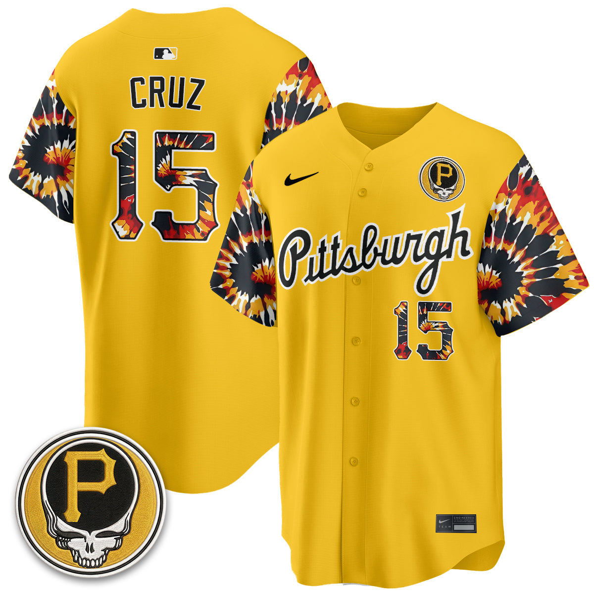PIT x Grateful Dead Vapor Limited Jersey - Stitched