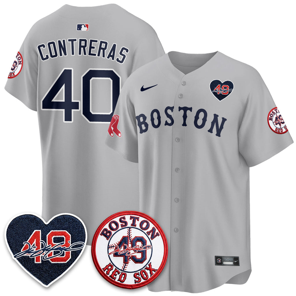 BOS Tim Wakefield Memorial Patch Vaper Premier Limited Jersey - Stitched