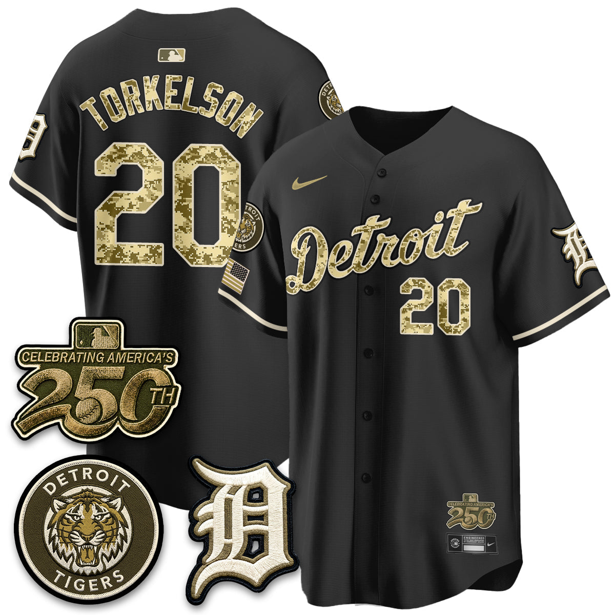 DET 2026 Armed Forces Day Jersey - Stitched
