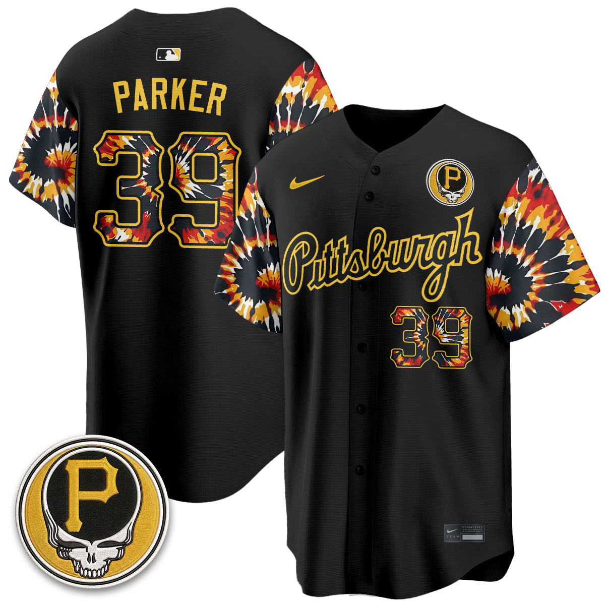 PIT x Grateful Dead Vapor Limited Jersey - Stitched