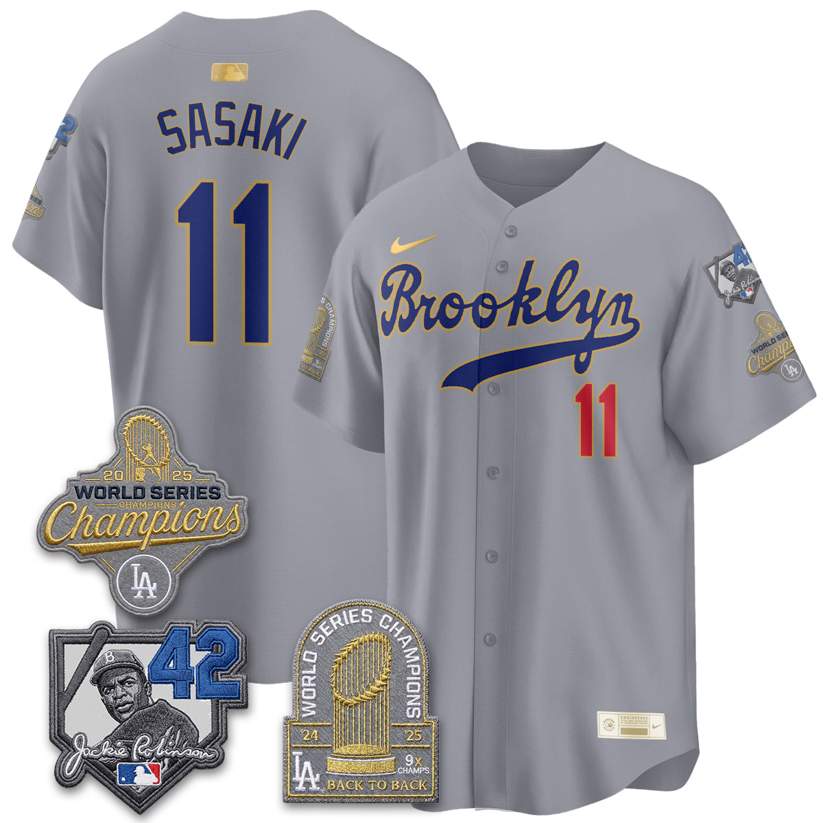 LAD 2026 Brooklyn Jackie Robinson Limited Jersey - All Stitched