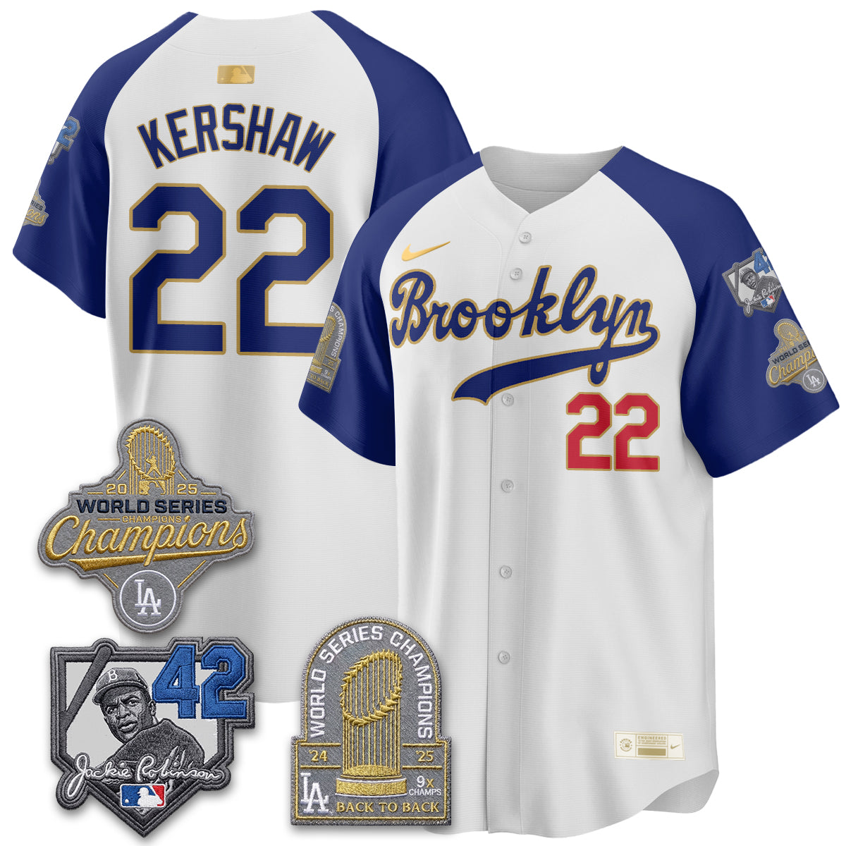 LAD 2026 Brooklyn Jackie Robinson Limited Jersey - All Stitched