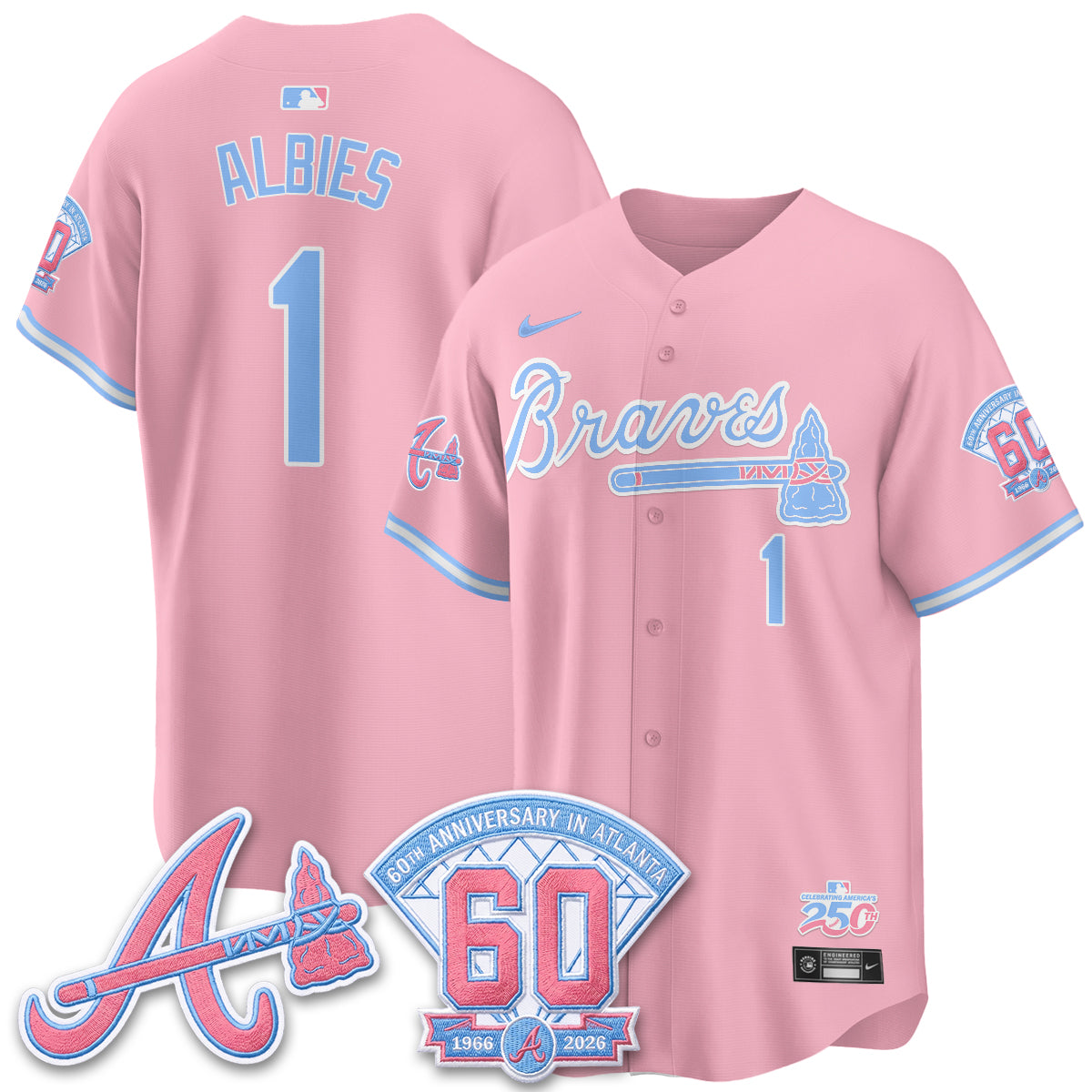 ATL x Bubblegum Vapor Jersey - Stitched