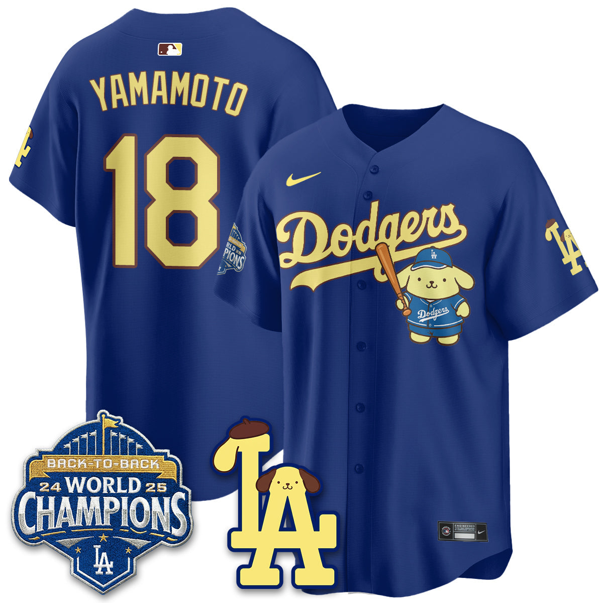 LAD Pompompurin Edition Vapor Jersey - Stitched
