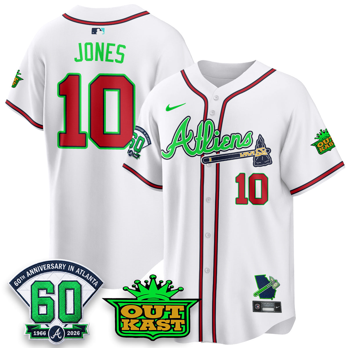 ATL x Atliens Cool Base Galaxy Version Jersey - Stitched (44)