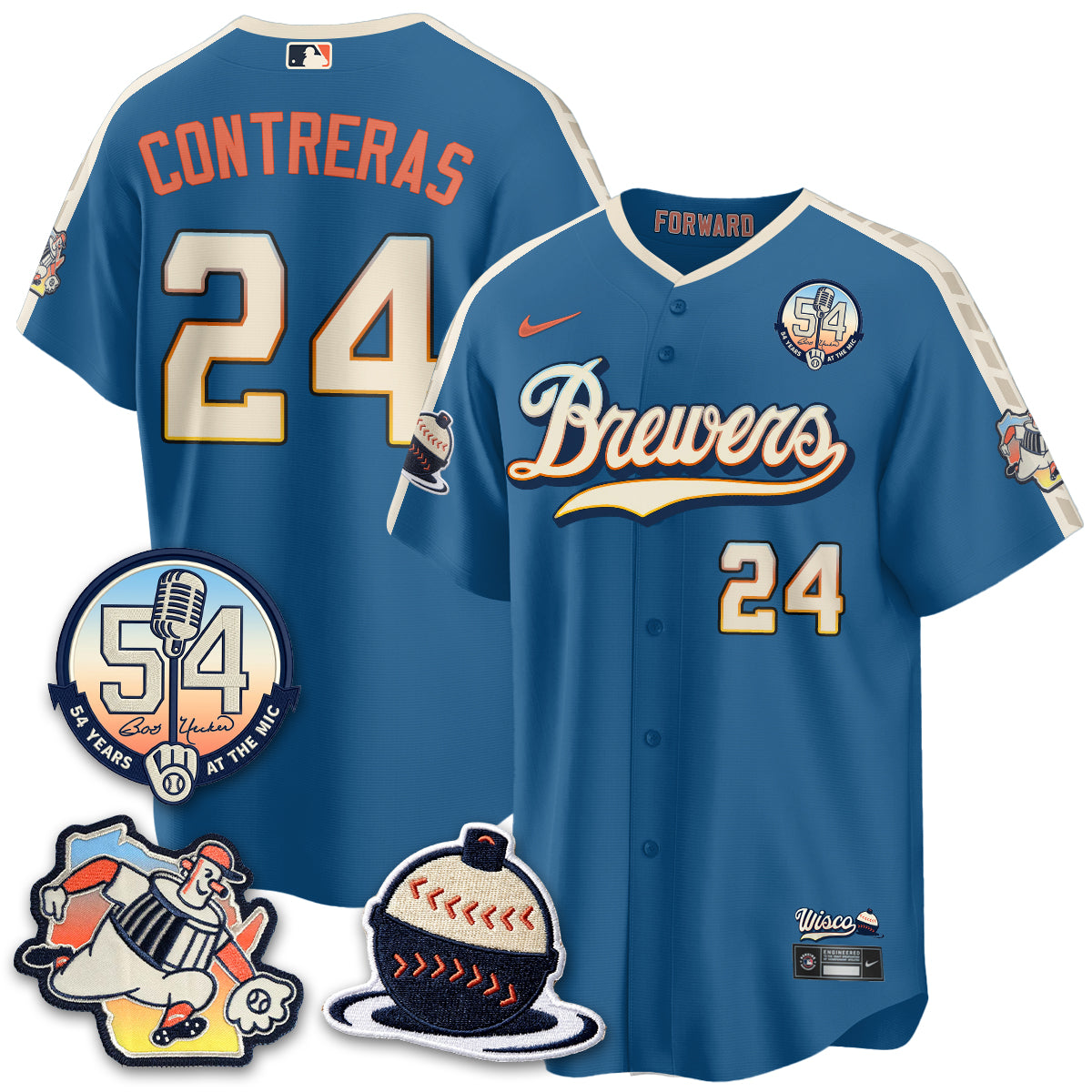 MIL 2026 City Connect Bob Uecker Vapor Limited Jersey - All Stitched V1