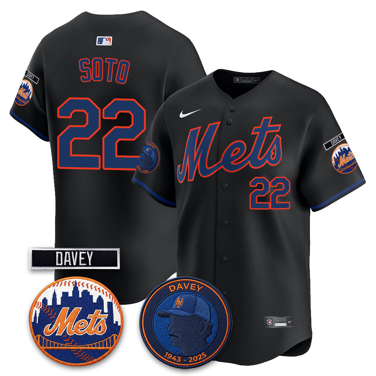 NYM 2026 Davey Johnson In Memoriam Vapor Limited Jersey - All Stitched