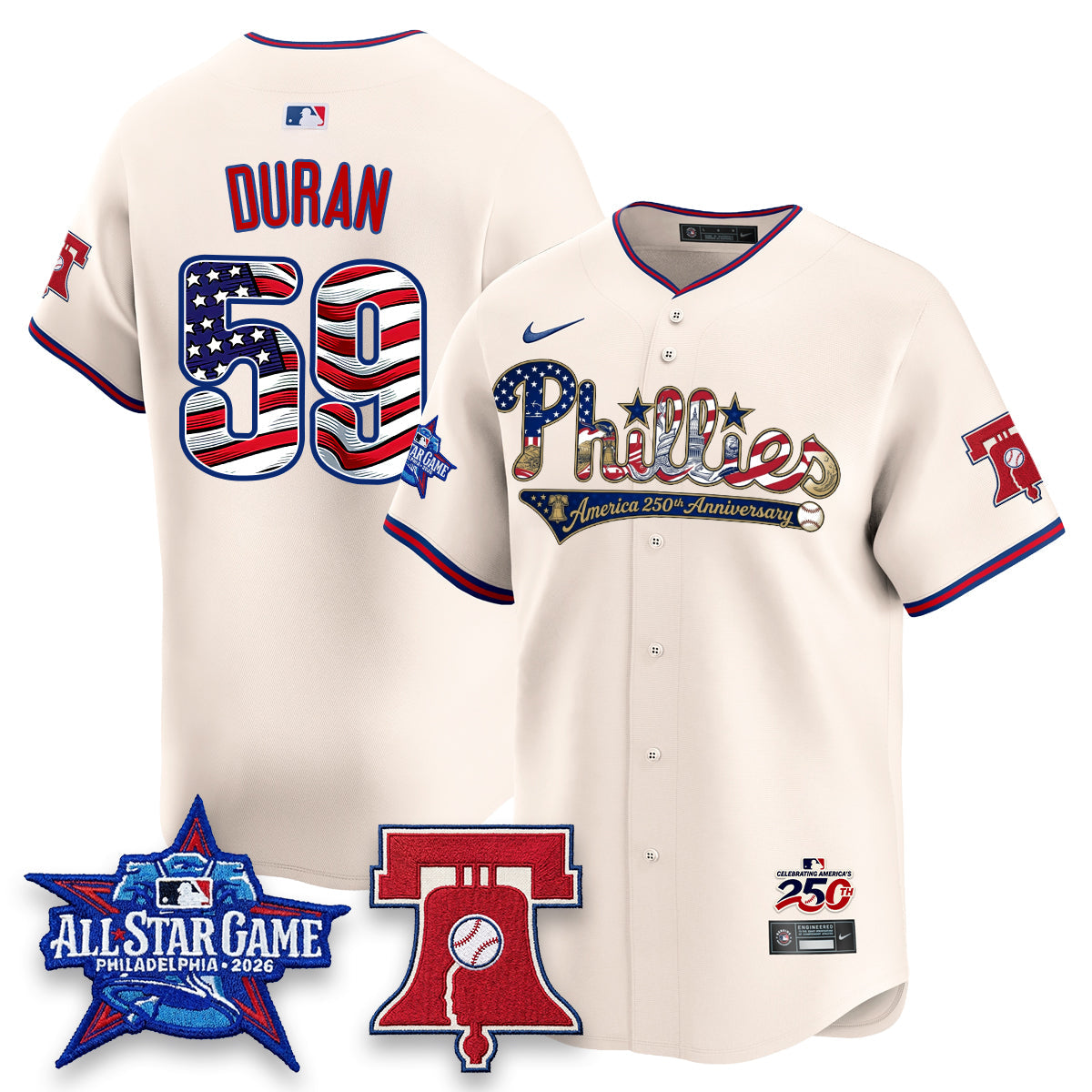 PHI 2026 Independence Day USA Vapor Limited Jersey - Stitched