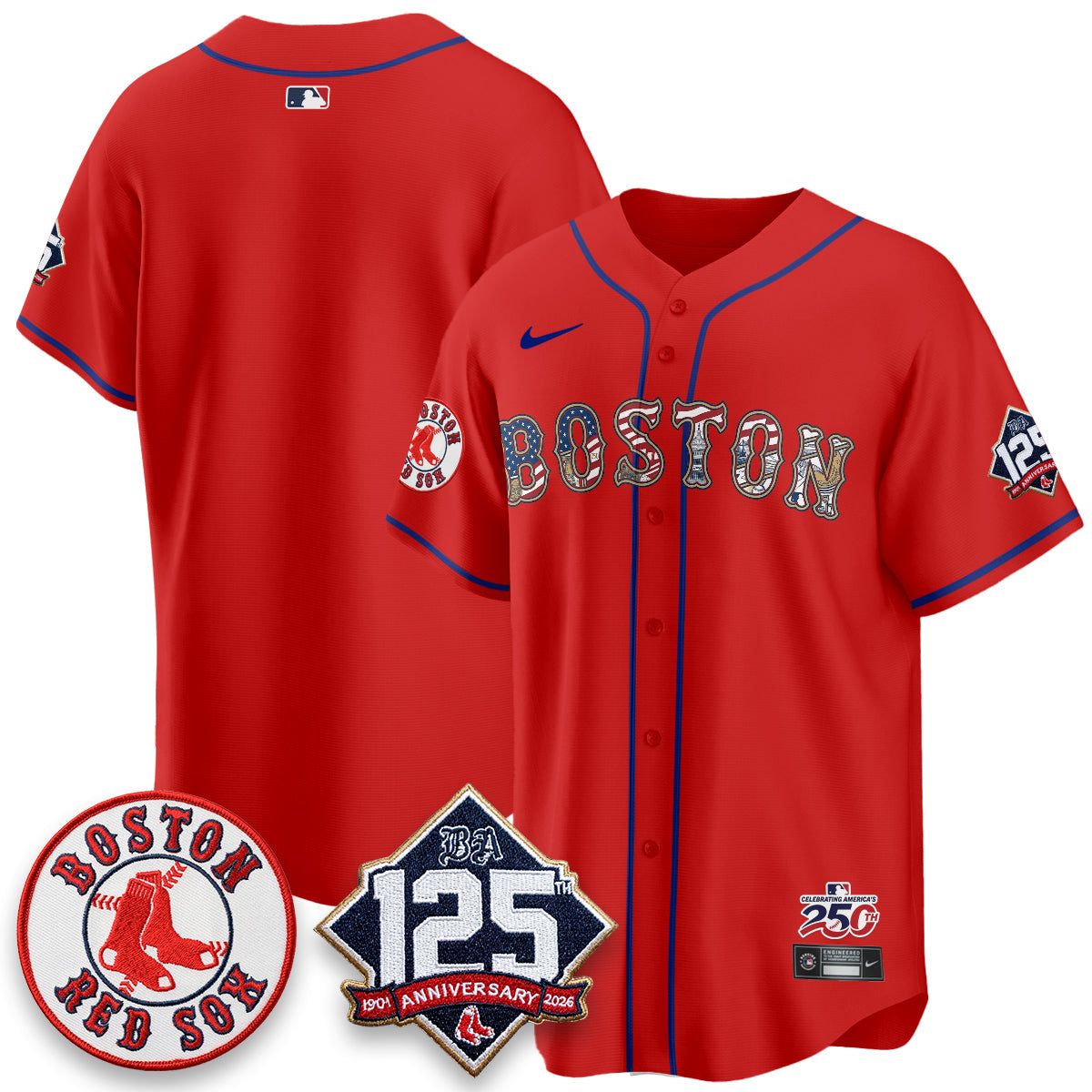 BOS 2026 Independence Day USA Vapor Limited Jersey - Stitched