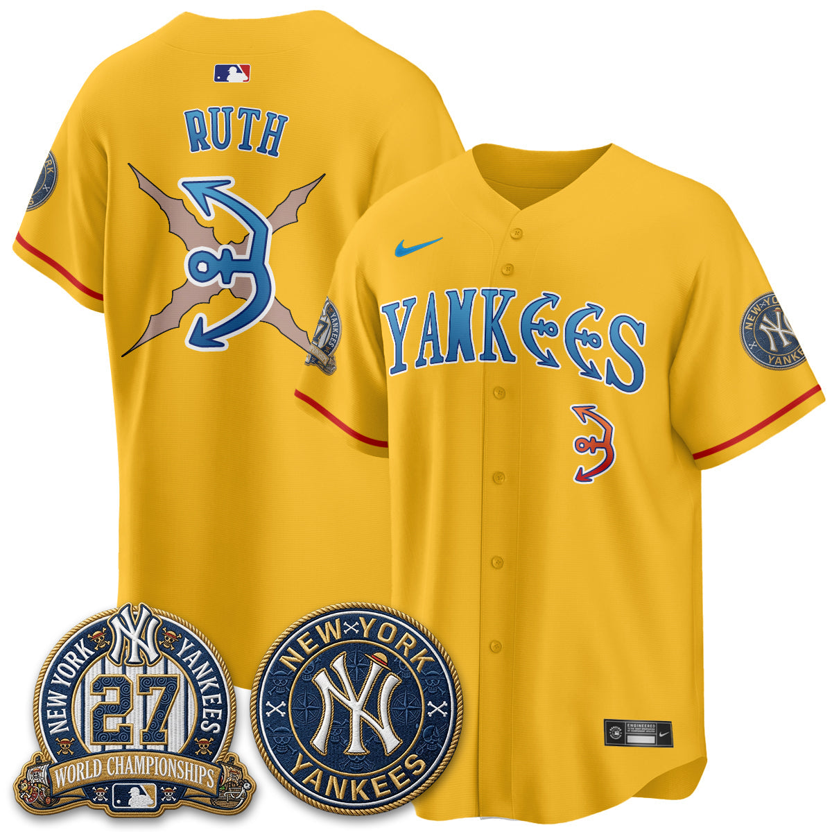 NYY x Japanese Cartoon Limited Jersey -  Stitched