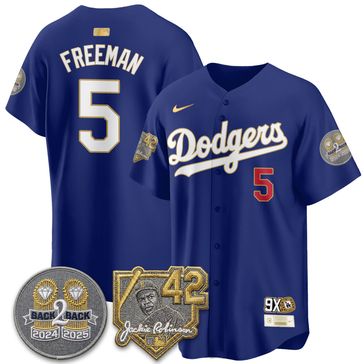 LAD -  2026 Jackie Robinson Day Vapor Limited Jersey - All Stitched