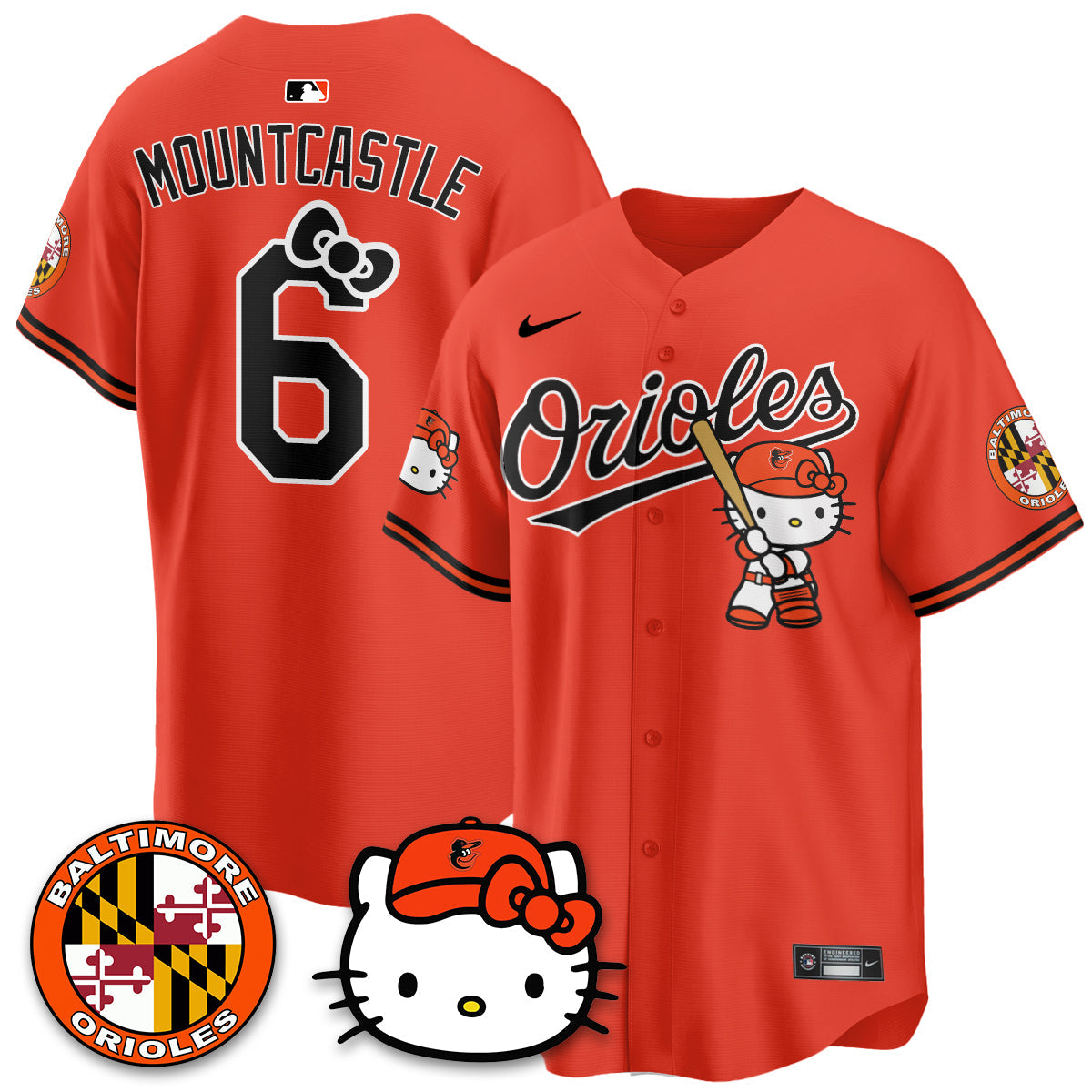 BAL x Meow Kitty Limited City Connect Jersey - Stitched