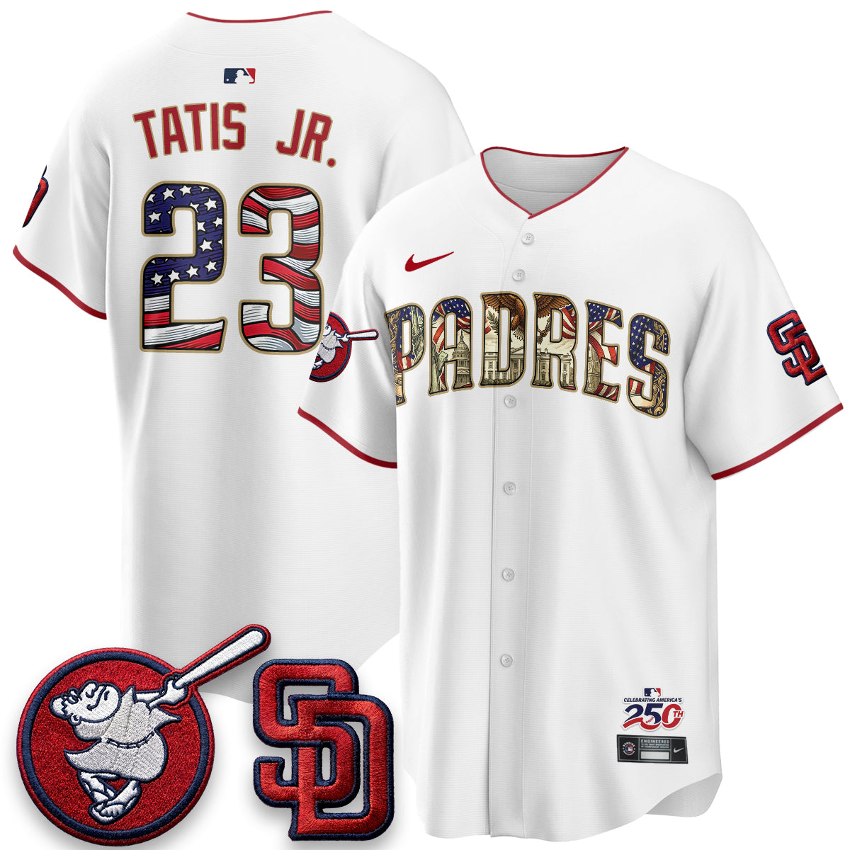 SD 2026 Independence Day USA Vapor Limited Jersey - Stitched