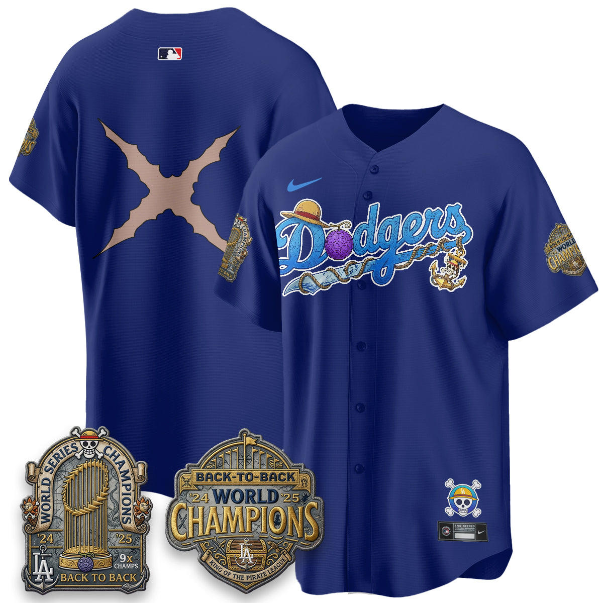 LAD x OP Japanese Cartoon Vapor Limited Jersey V2- Stitched
