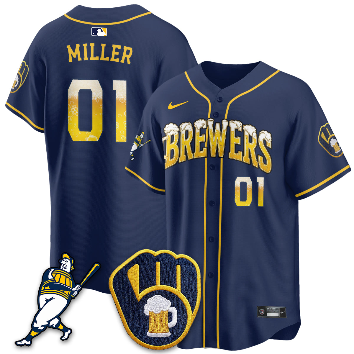 MIL "Pitcher & Pint" Edition Vapor Limited Jersey - Stitched (2)