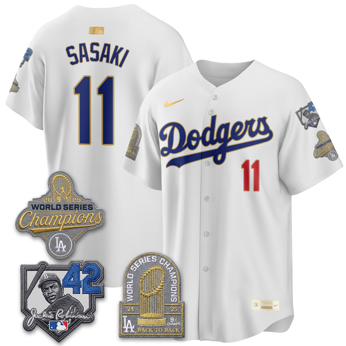 LAD 2026 Jackie Robinson New Era Vapor Limited Jersey - All Stitched