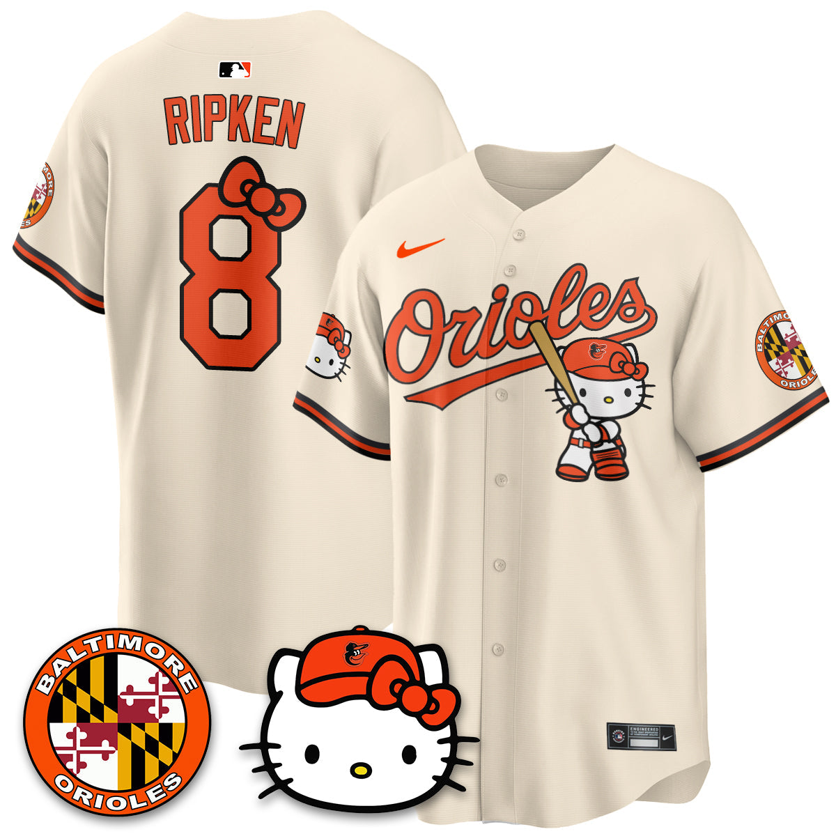 BAL x Meow Kitty Limited City Connect Jersey - Stitched