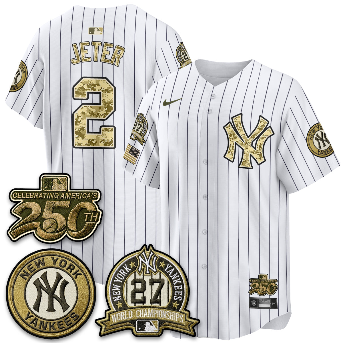 NYY Salute to Service 2026 Vapor Limited Jersey - Stitched