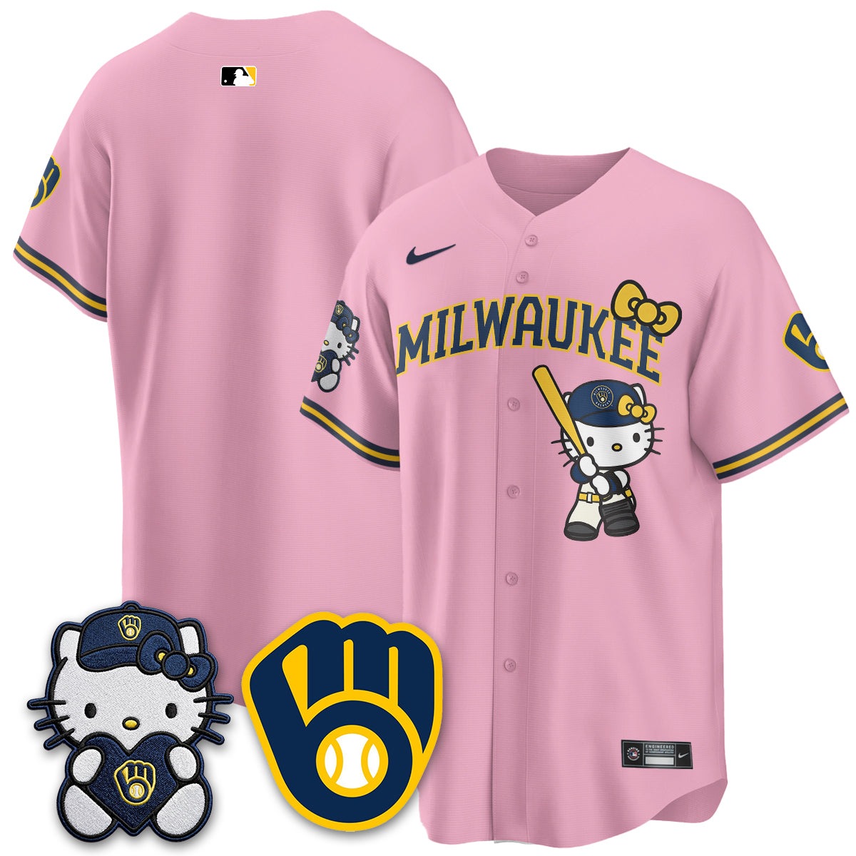 MIL Meow KT Night Pink Vapor Jersey - Stitched