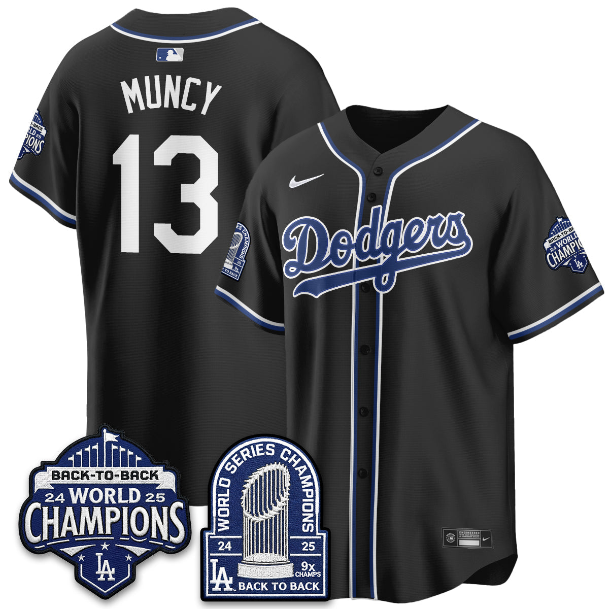 LAD 2026 Black Out Style Vapor Limited Jersey - B2B Champs - All Stitched