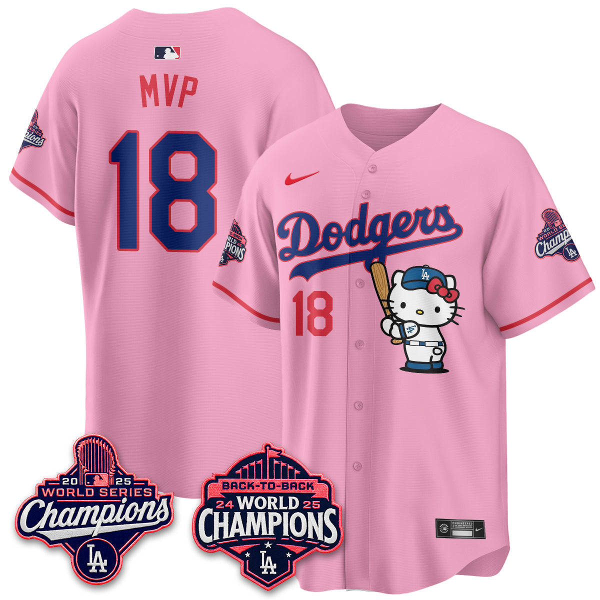 LAD x Meow KT Night 2026 Pink Edition Jersey - Stitched