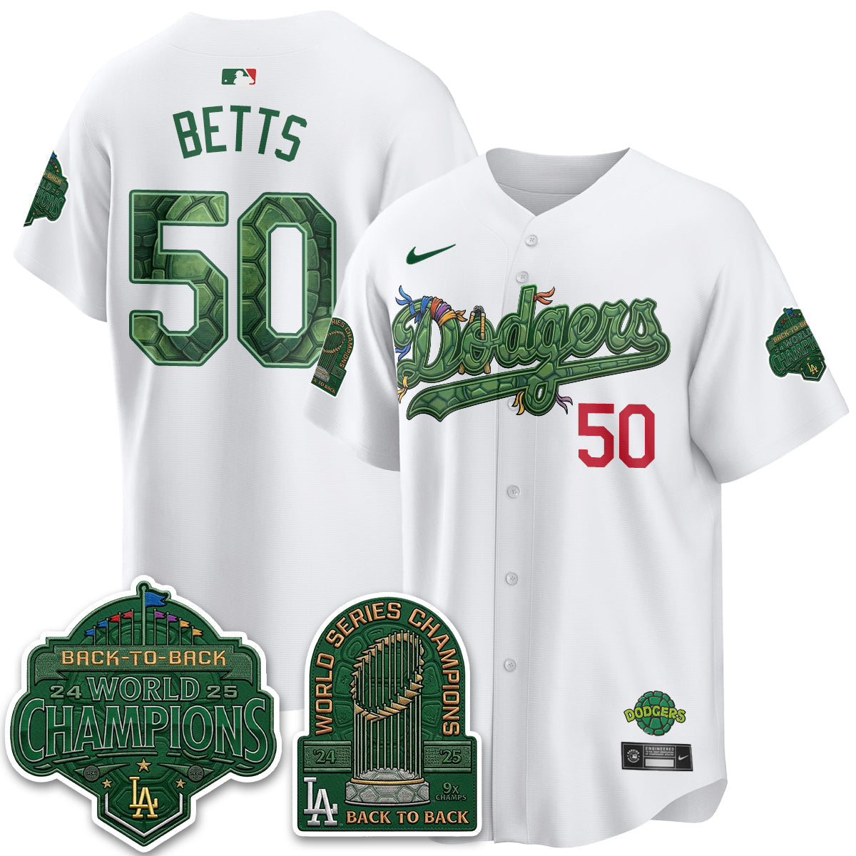 LAD x TMNT 2026 Vapor Jersey - Stitched