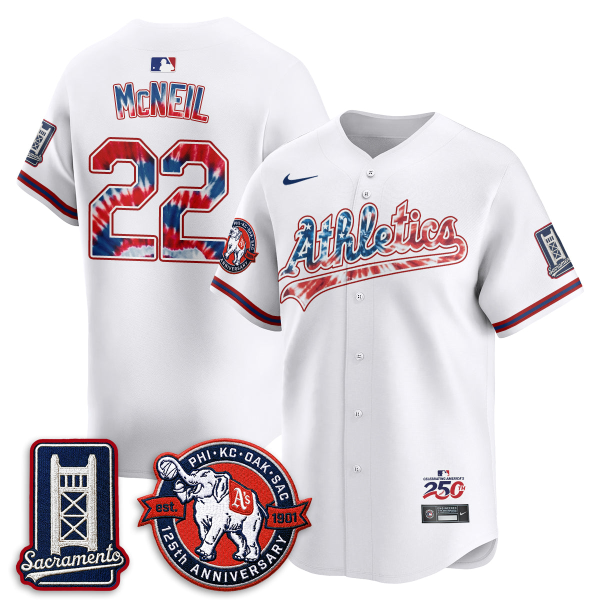 OAK Americana 2026 Vapor Limited Jersey - Stitched