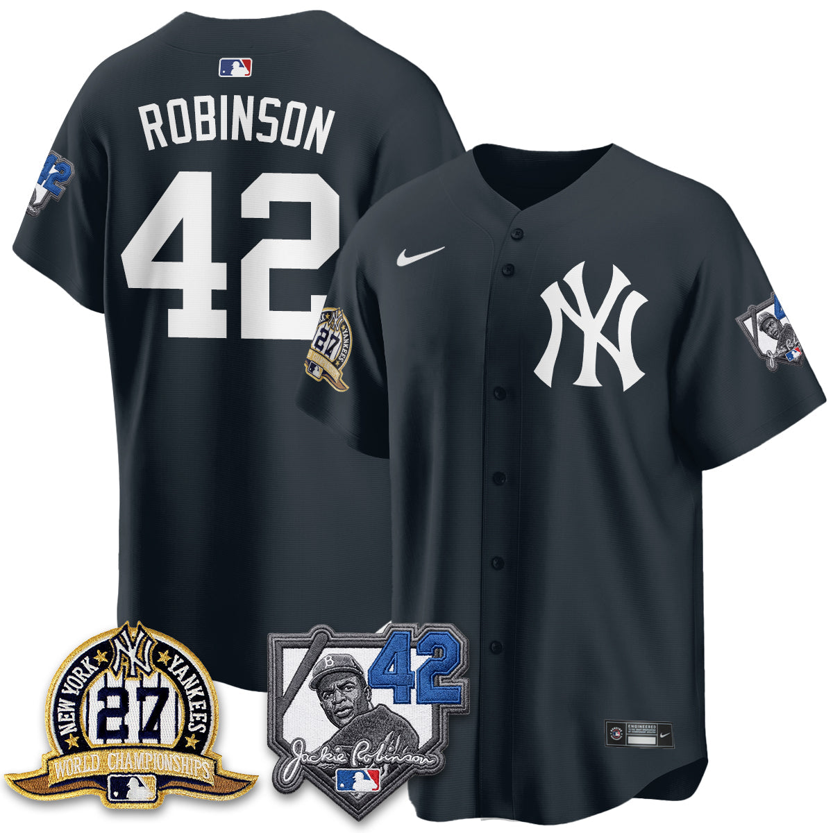 NYY 2026 Jackie Robinson Day Vapor Limited Jersey - Stitched