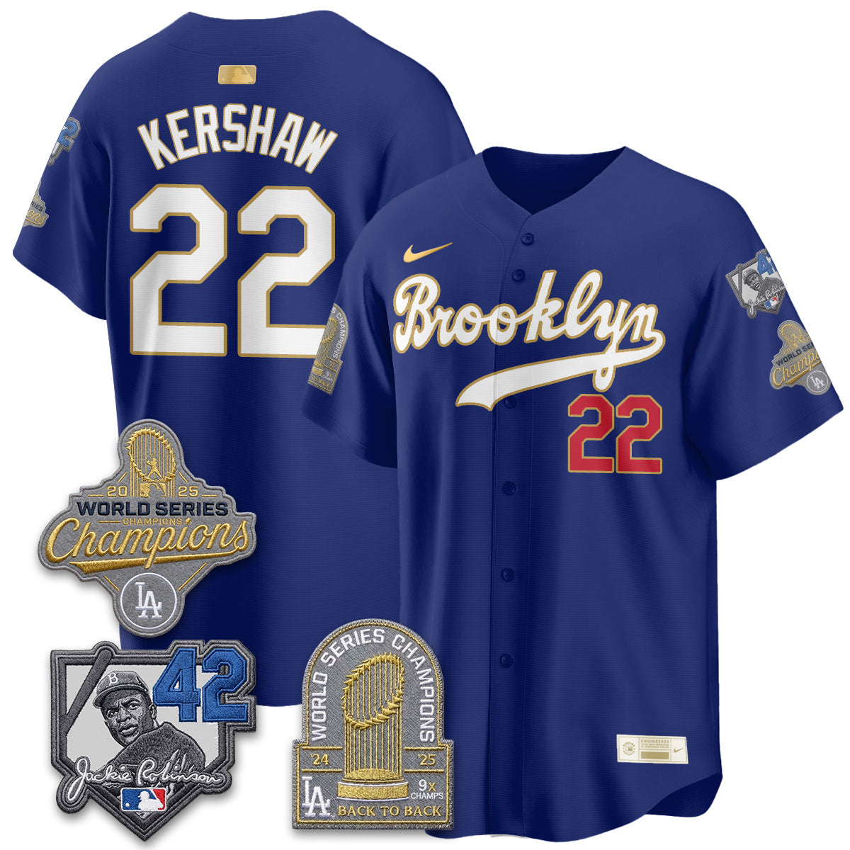 LAD 2026 Brooklyn Jackie Robinson Limited Jersey - Stitched