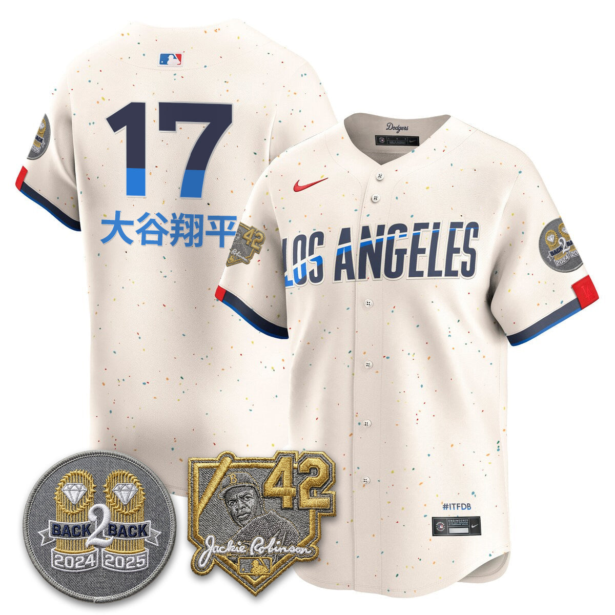 LAD -  2026 Jackie Robinson Day Vapor Limited Jersey - All Stitched