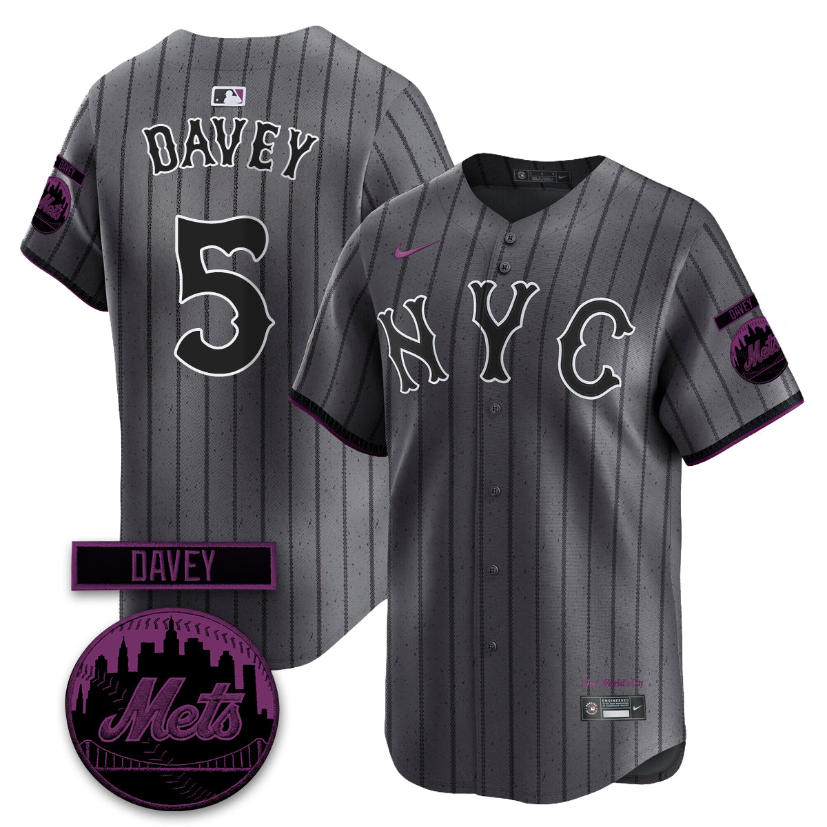 NYM 2026 Davey Johnson Memorial Vapor Limited Jersey - All Stitched