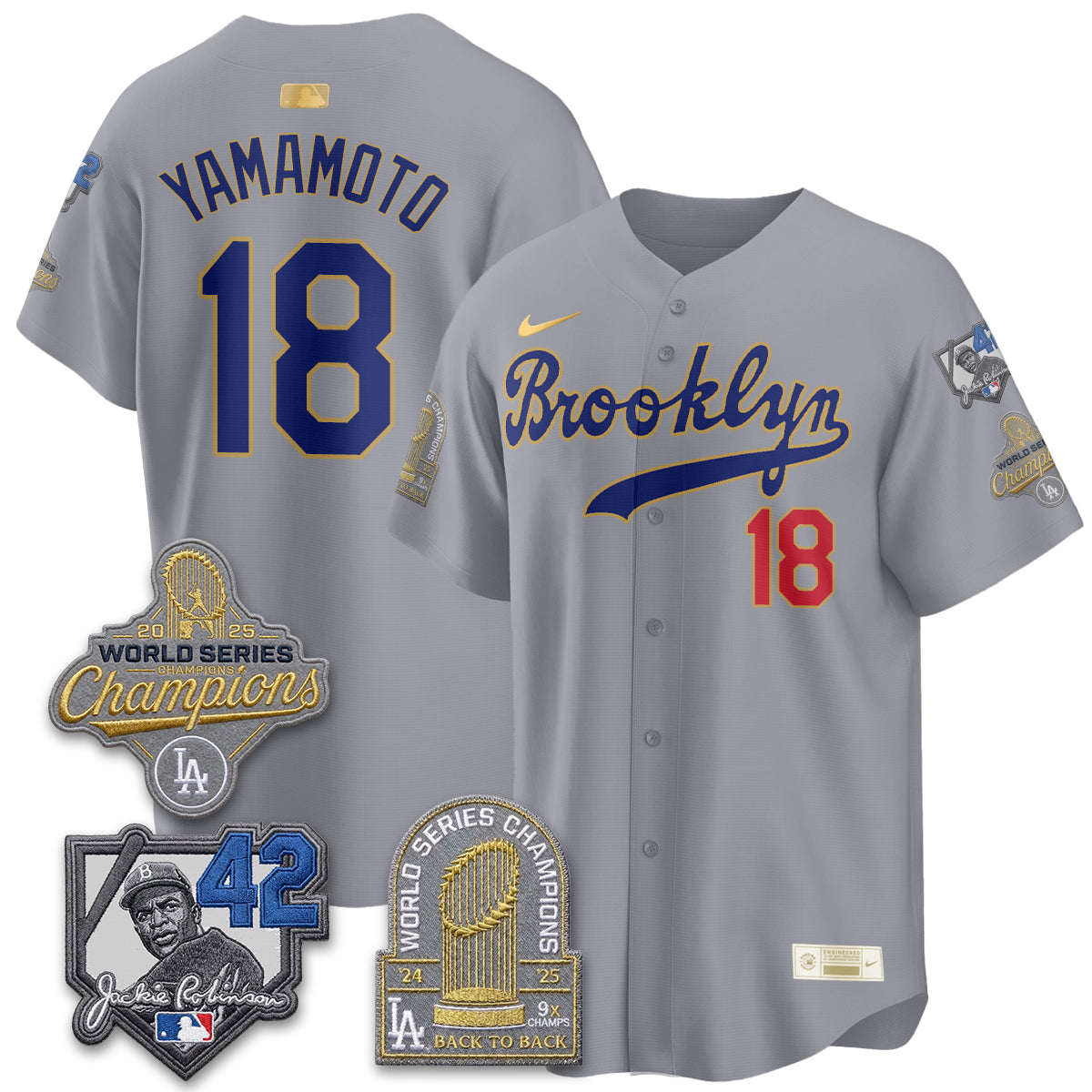 LAD 2026 Brooklyn Jackie Robinson Limited Jersey - All Stitched