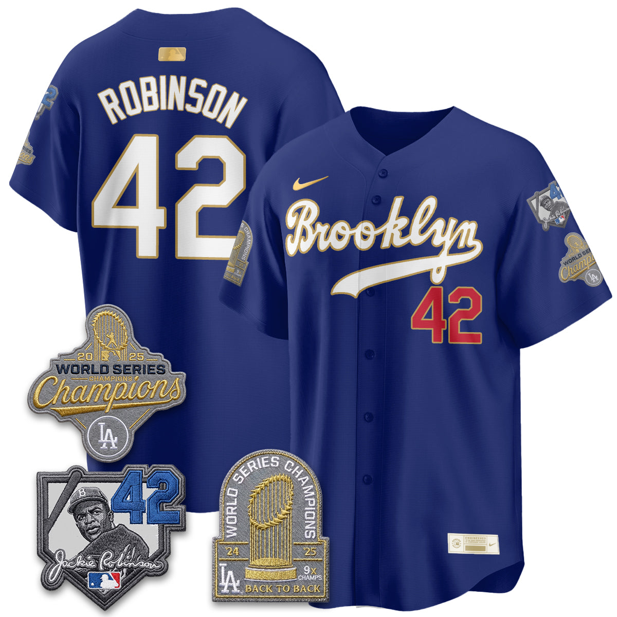 LAD 2026 Brooklyn Jackie Robinson Limited Jersey - All Stitched