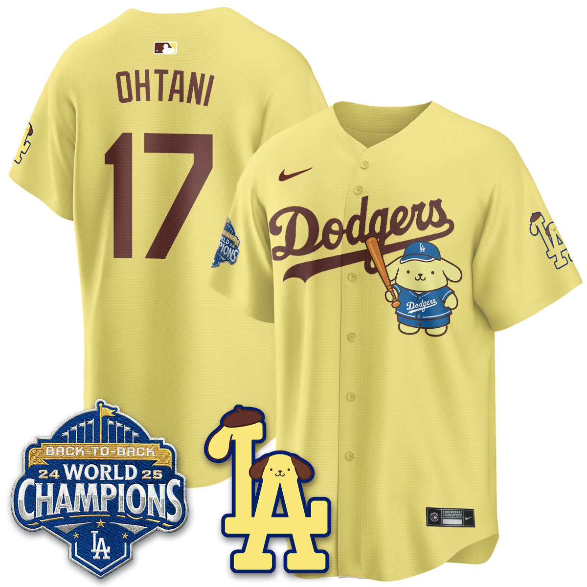 LAD Pompompurin Edition Vapor Jersey - Stitched