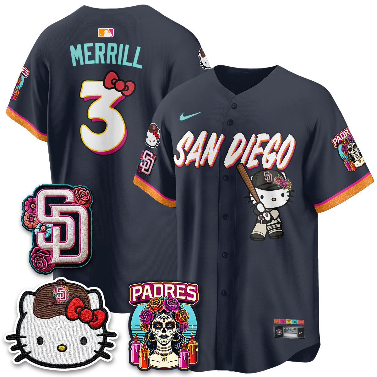 SD 2026 City Connect x Meow KT Vapor Limited Jersey - All Stitched