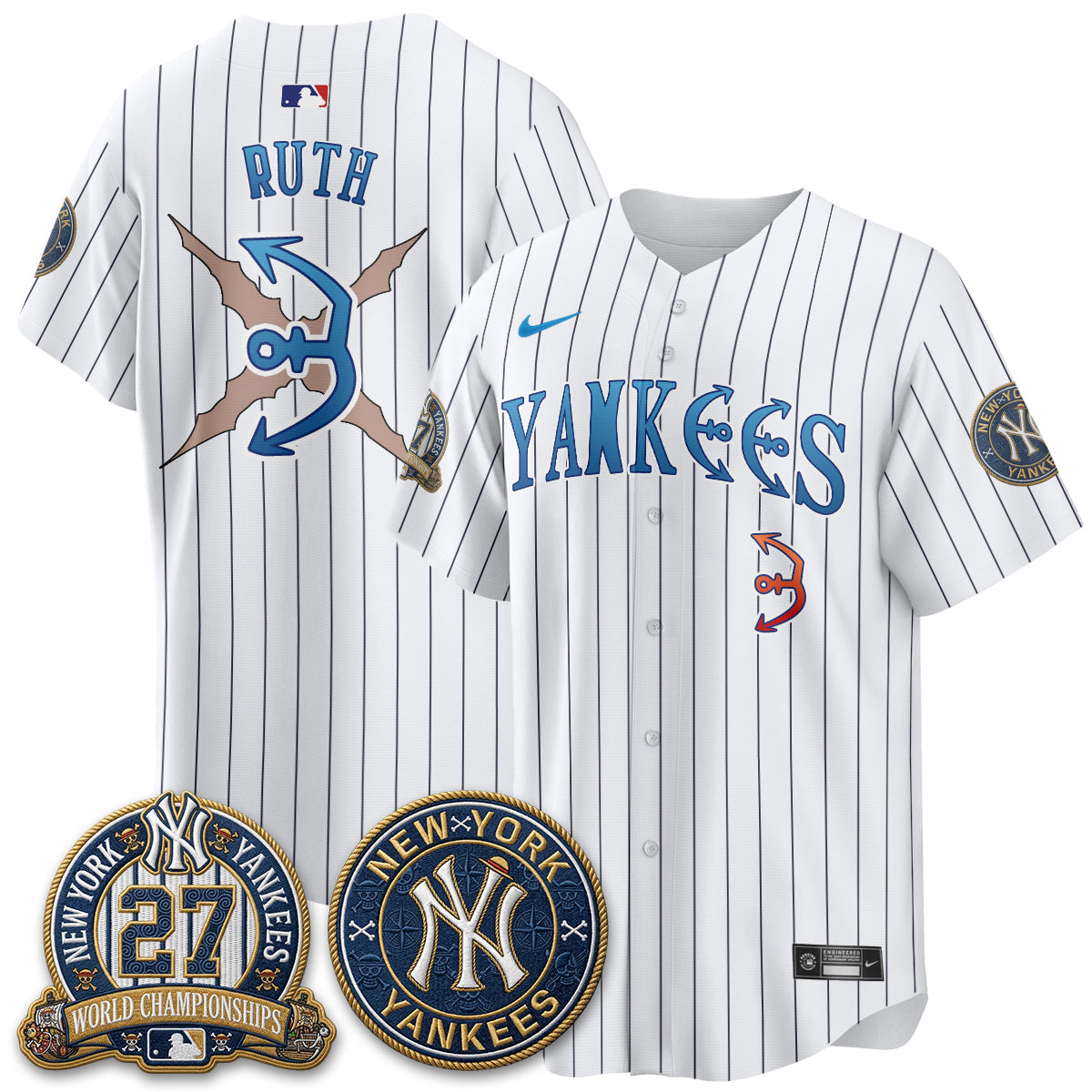 NYY x Japanese Cartoon Limited Jersey -  Stitched
