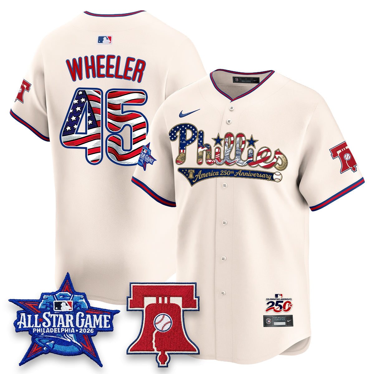 PHI 2026 Independence Day USA Vapor Limited Jersey - Stitched (Tiktok)